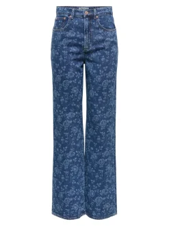 ONLHOPE Hög midja Vida ben Ankellängd Jeans