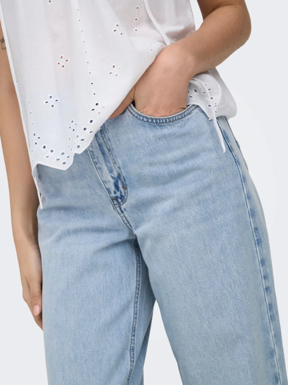 ONLHOPE Hög midja Vida ben Jeans