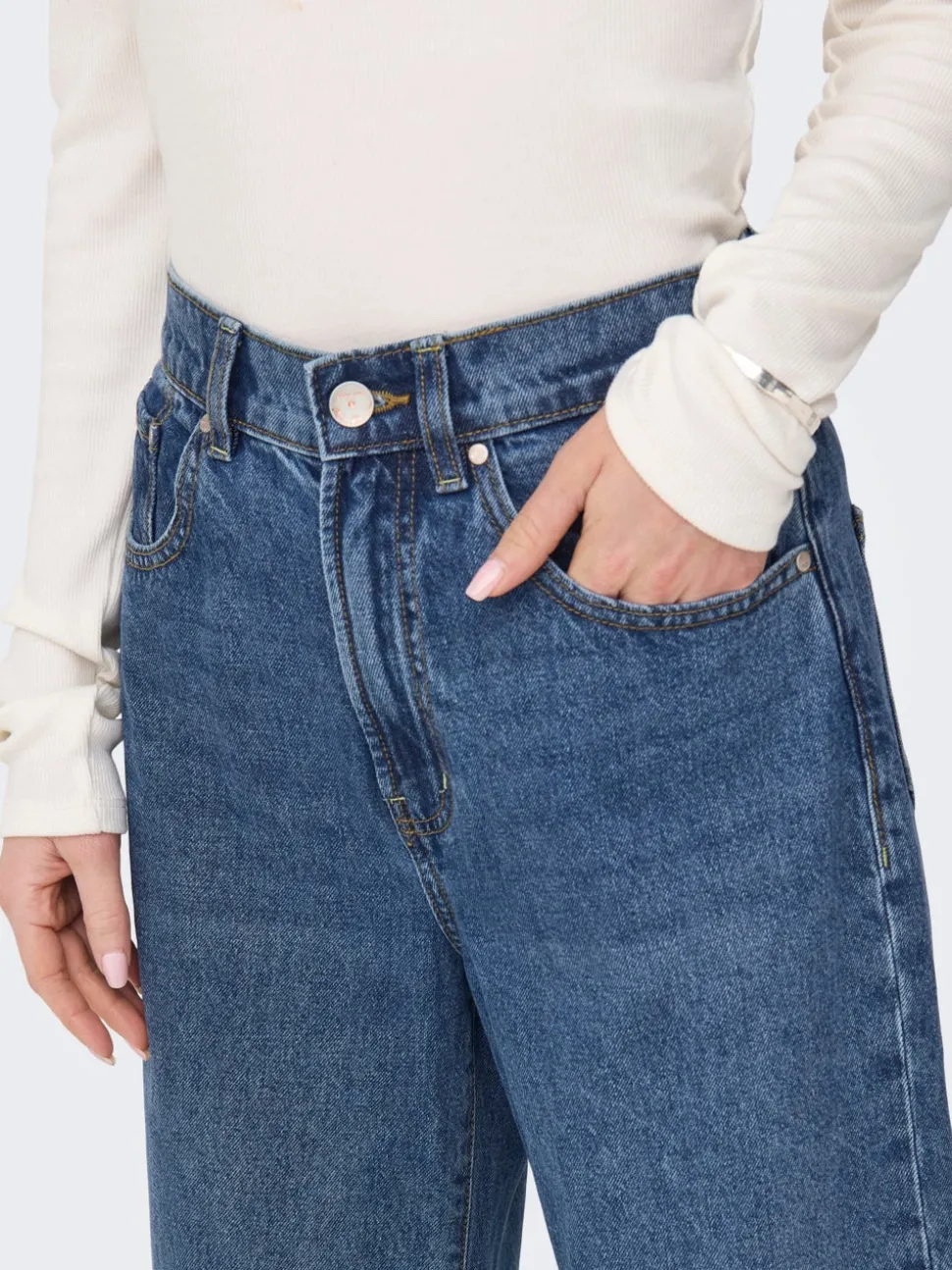ONLHOPE Hög midja Vida ben Jeans