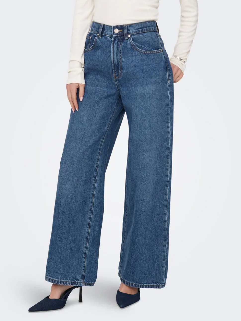 ONLHOPE Hög midja Vida ben Jeans
