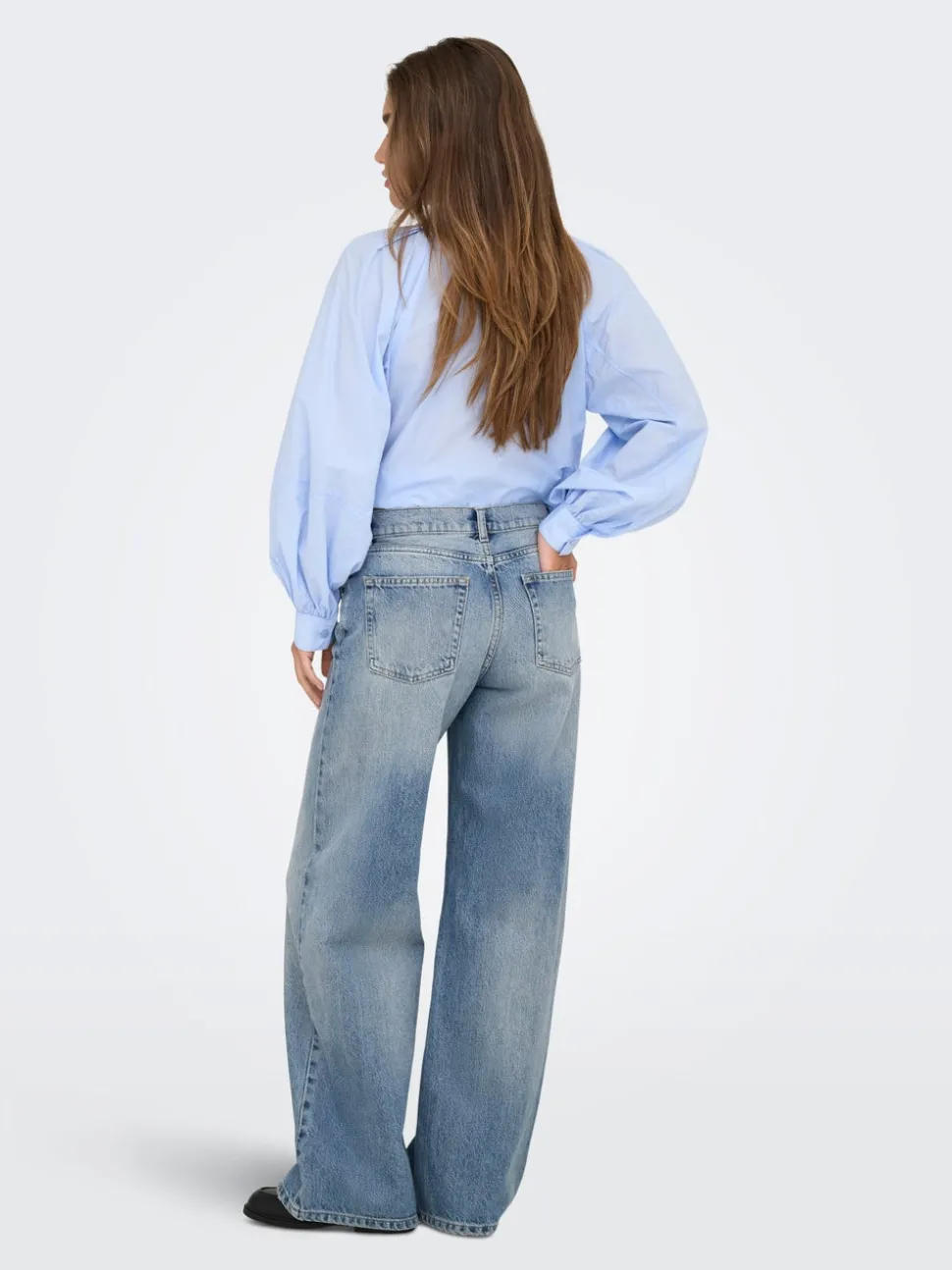 ONLHOPE Låg midja Vida ben Jeans