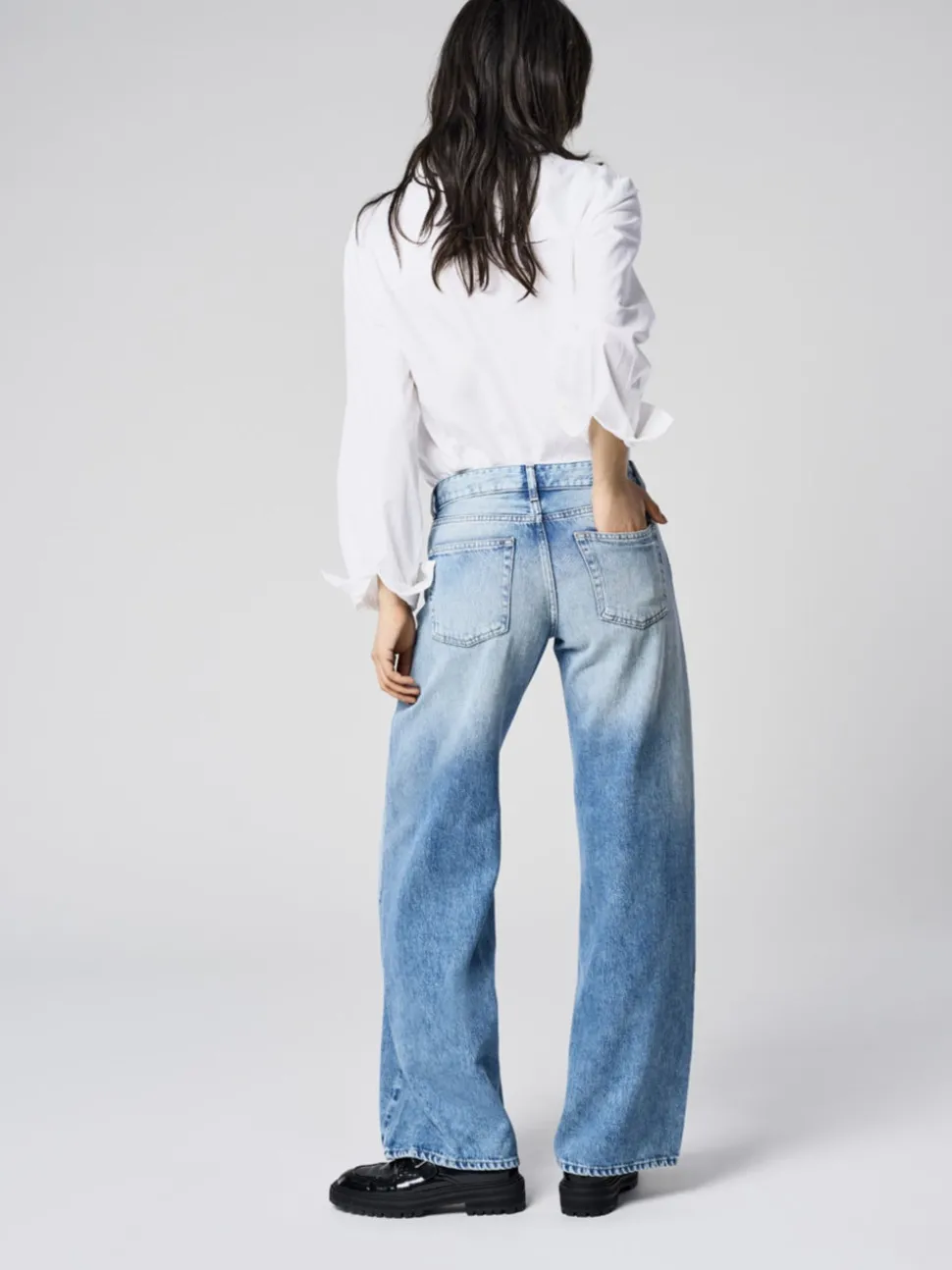 ONLHOPE Låg midja Vida ben Jeans