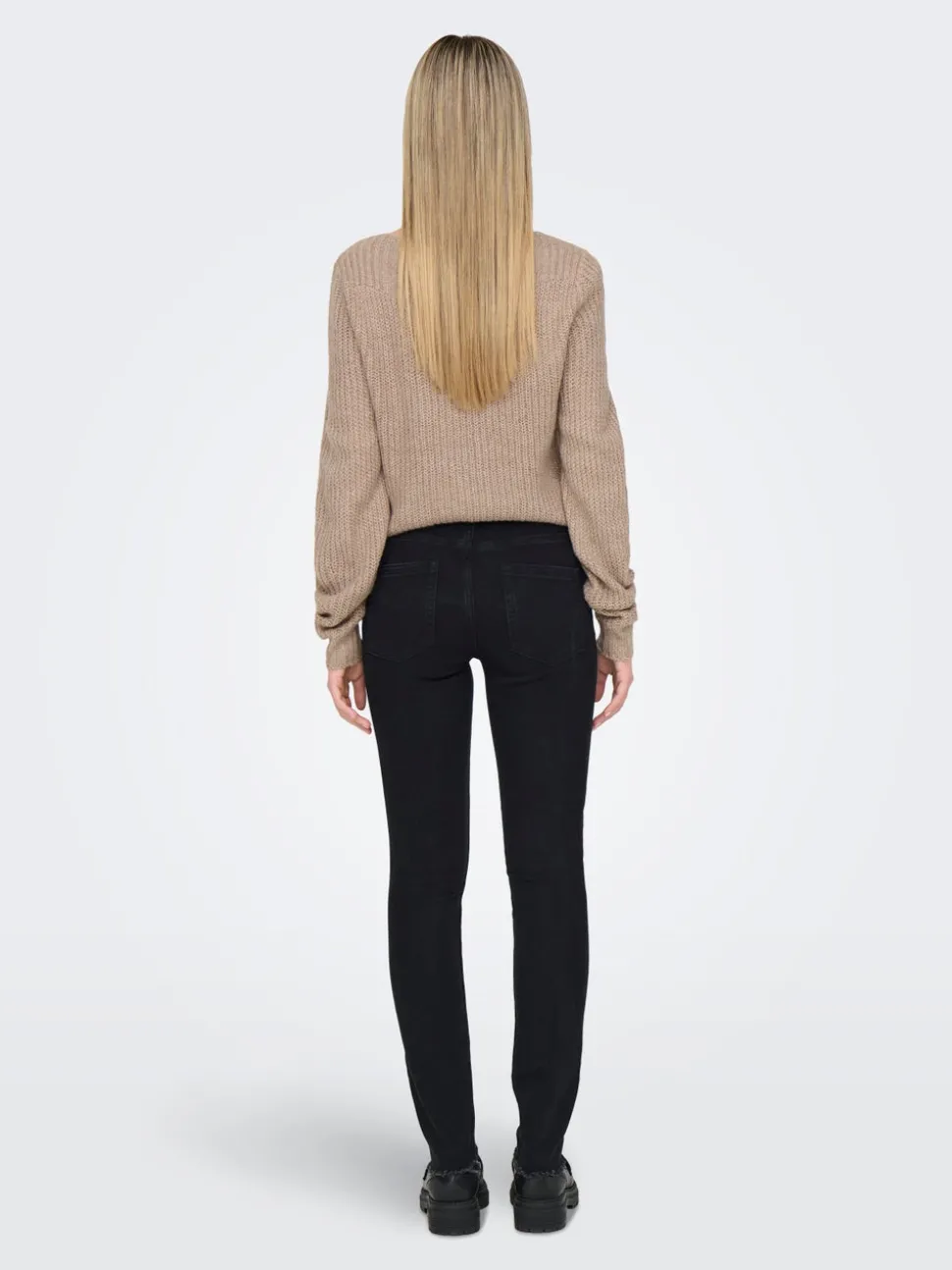 ONLHUSH Medelhög midja Skinny Fit Ankellängd Jeans
