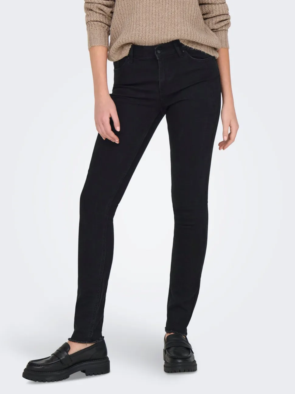 ONLHUSH Medelhög midja Skinny Fit Ankellängd Jeans