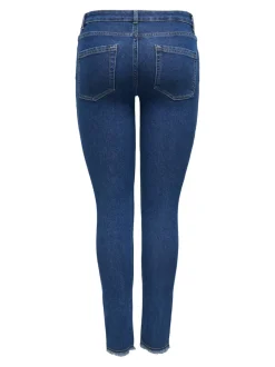 ONLHUSH Medelhög midja Skinny Fit Ankellängd Jeans
