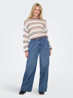 ONLIVY Medelhög midja Vida ben Jeans