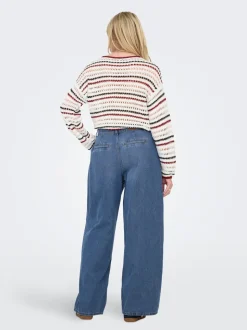ONLIVY Medelhög midja Vida ben Jeans