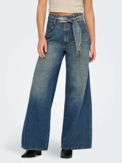 ONLJOELLE Hög midja Vida ben Jeans