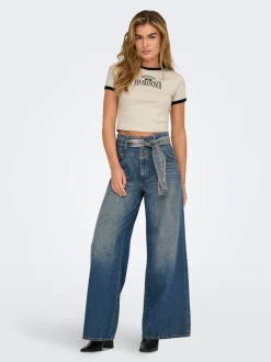 ONLJOELLE Hög midja Vida ben Jeans