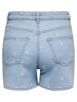 ONLJOSEPHINE Hög midja Lös passform Denimshorts