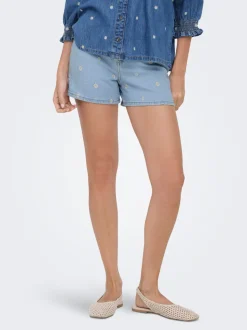 ONLJOSEPHINE Hög midja Lös passform Denimshorts