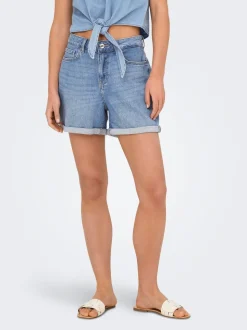 ONLJOSEPHINE Hög midja Normal passform Denimshorts