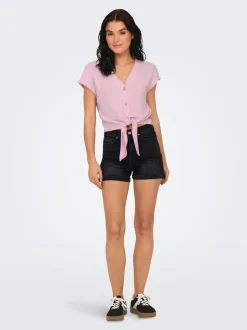 ONLJOSEPHINE Hög midja Normal passform Denimshorts