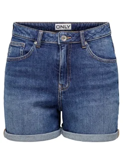 ONLJOSEPHINE Hög midja Normal passform Denimshorts