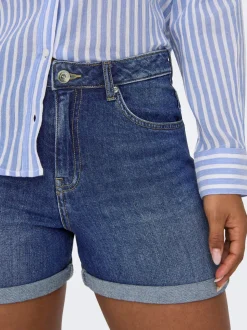 ONLJOSEPHINE Hög midja Normal passform Denimshorts