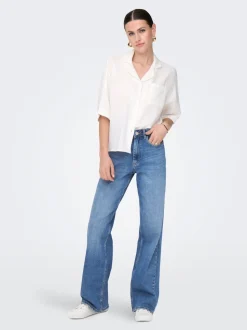 ONLJUDITH Hög midja Vida ben Jeans