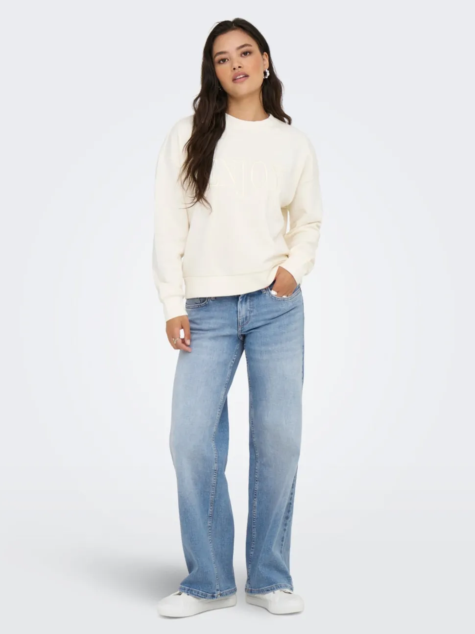 ONLJUDY-O Låg midja Rak passform Jeans
