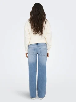 ONLJUDY-O Låg midja Rak passform Jeans