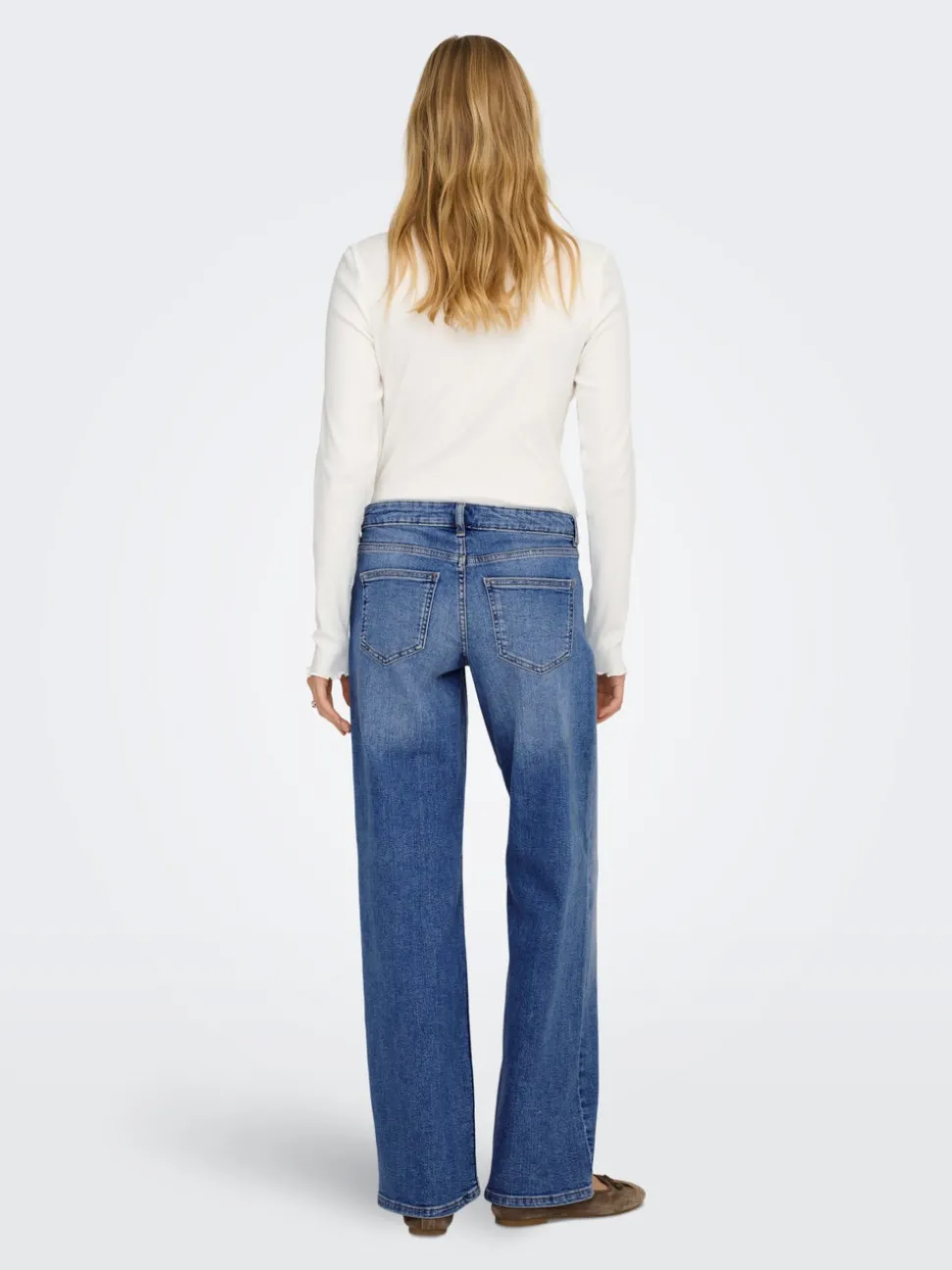 ONLJUDY-O Låg midja Rak passform Jeans