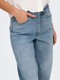 ONLJUICY Hög midja Mom Fit Jeans
