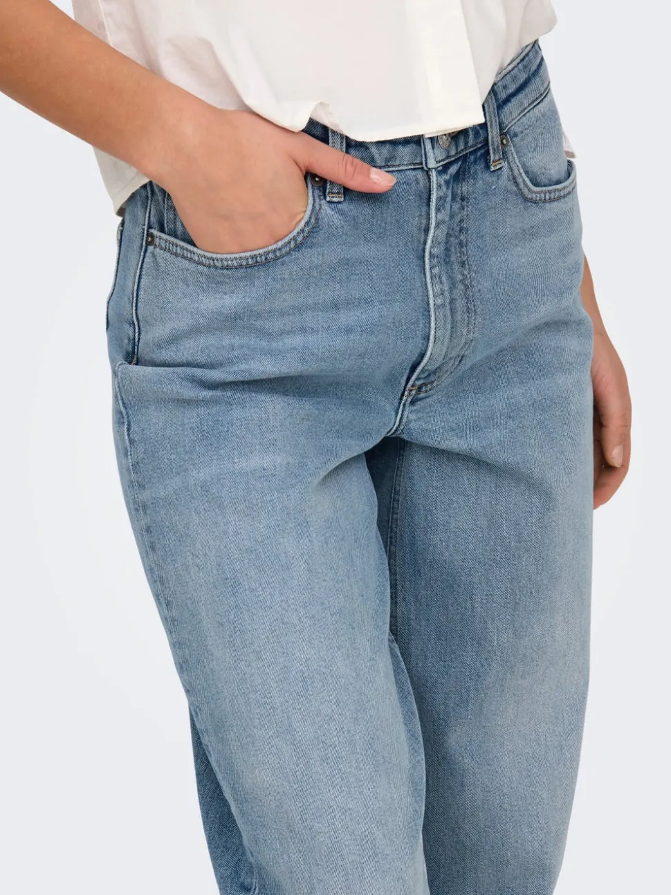 ONLJUICY Hög midja Mom Fit Jeans