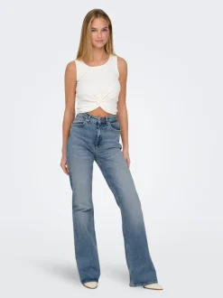 ONLJUICY Hög midja Utsvängd passform Jeans