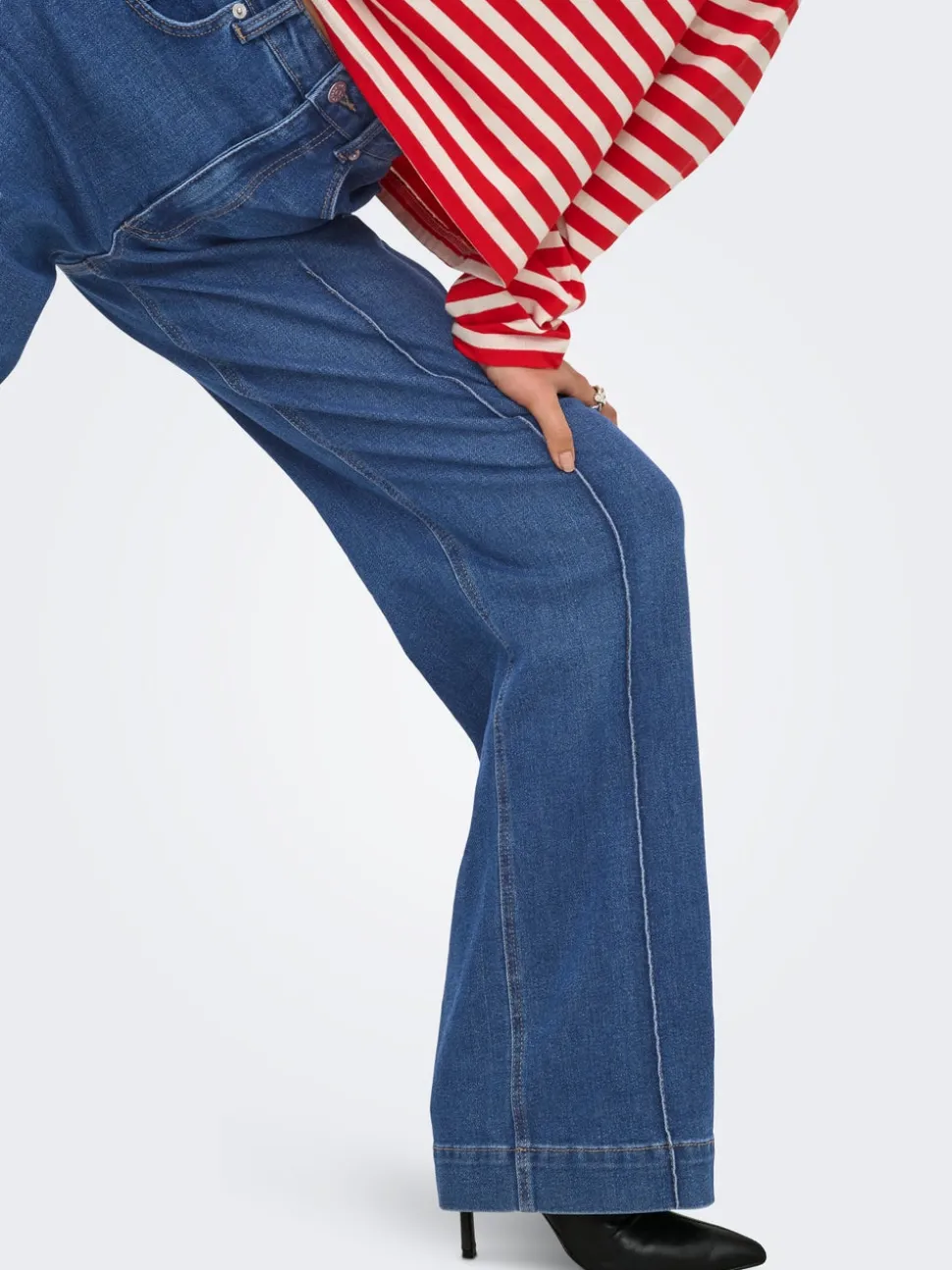 ONLJUICY Hög midja Vida ben Jeans