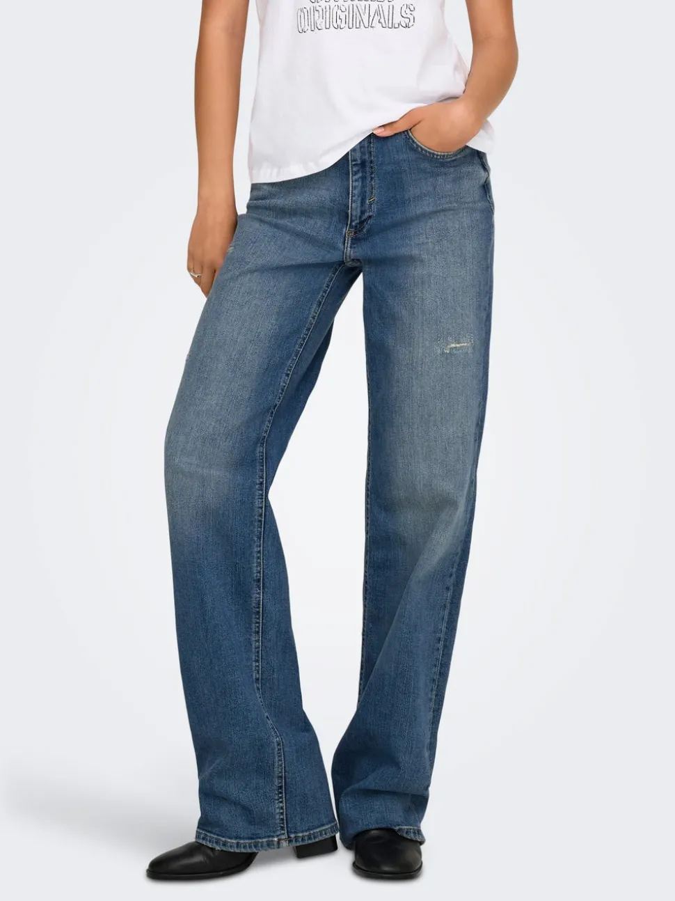 ONLJUICY Hög midja Vida ben Jeans