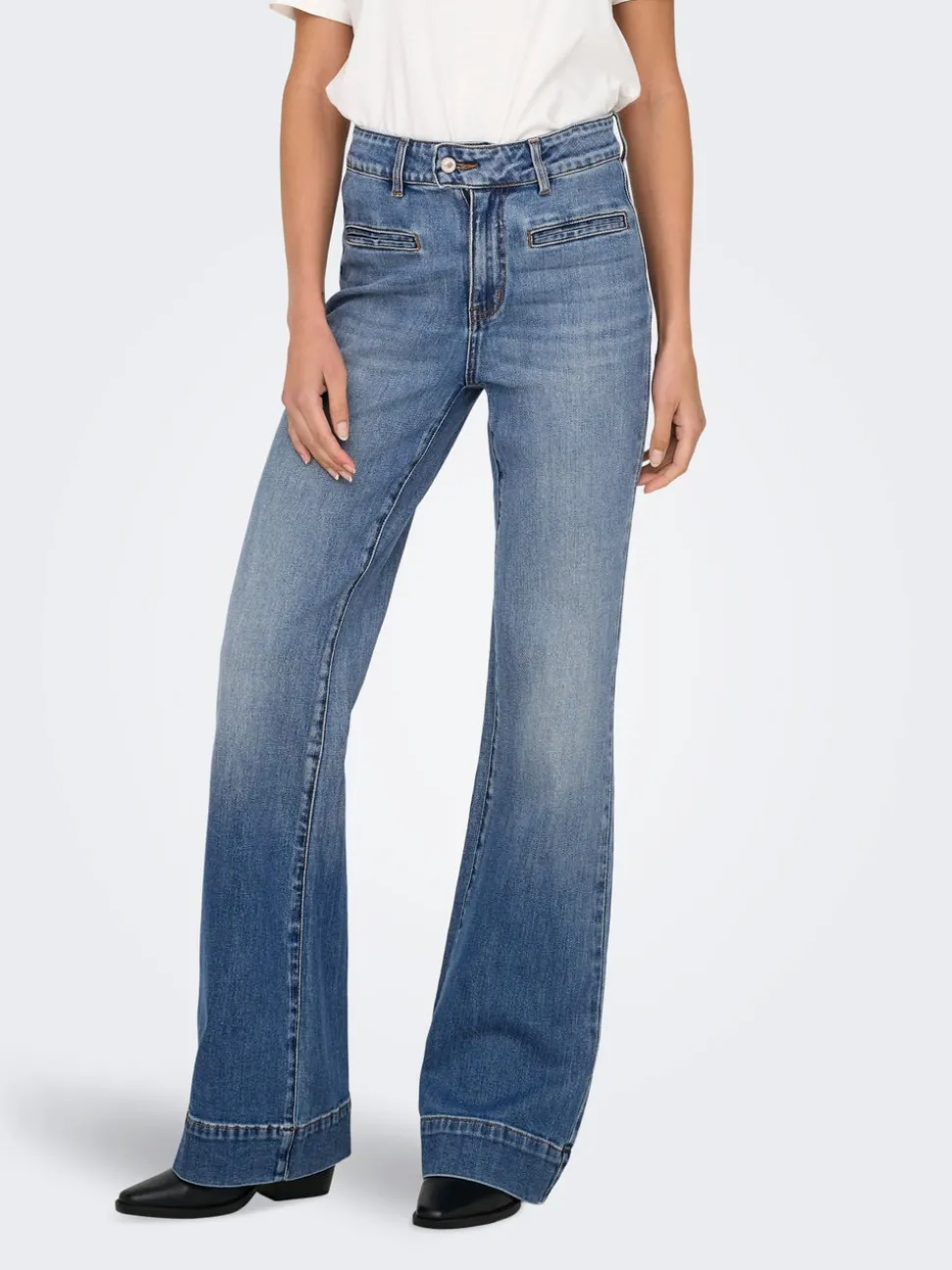 ONLJUICY Hög midja Vida ben Jeans