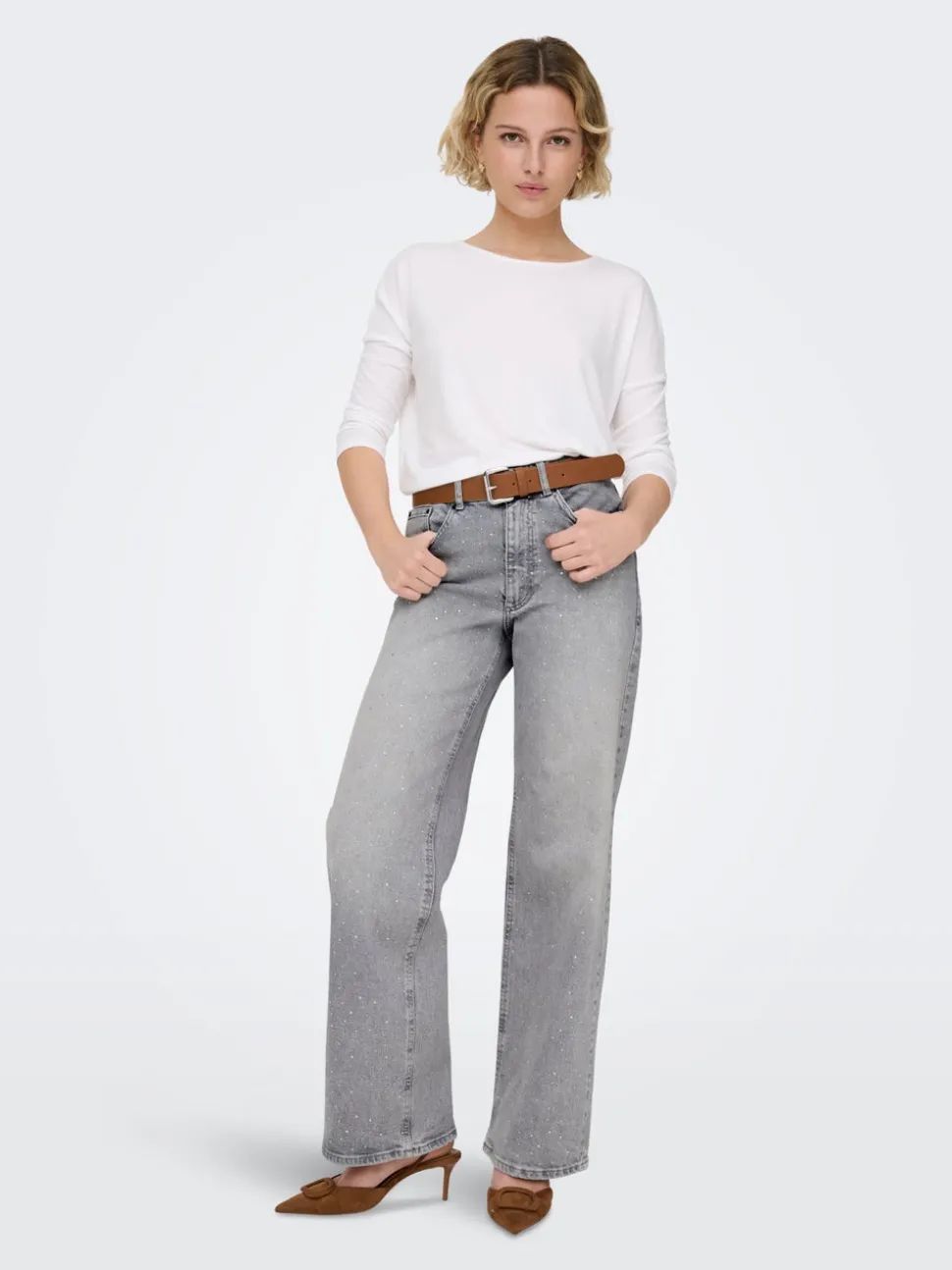 ONLJUICY Hög midja Vida ben Jeans