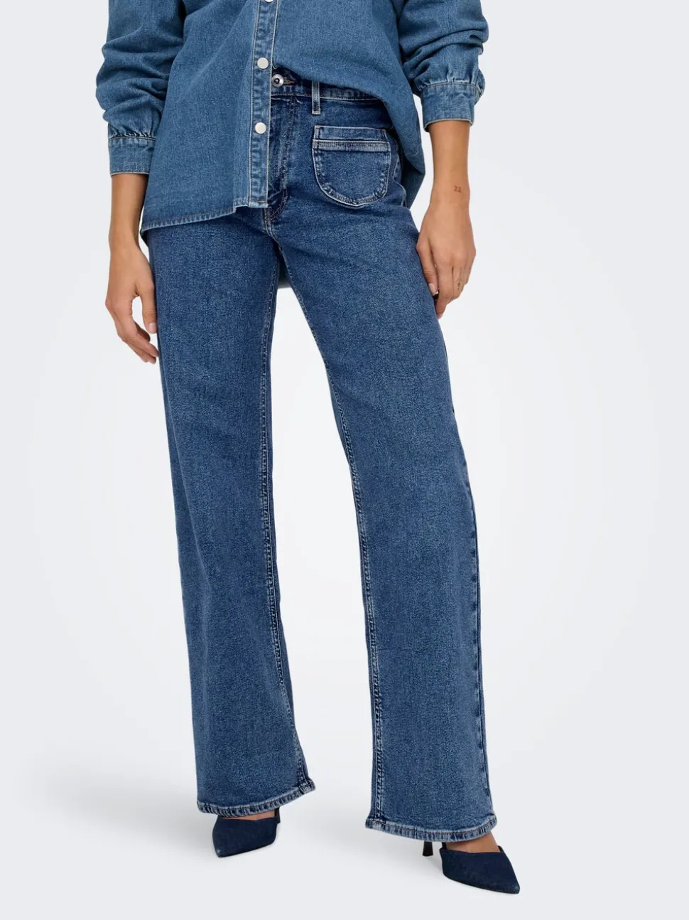 ONLJUICY Hög midja Vida ben Jeans