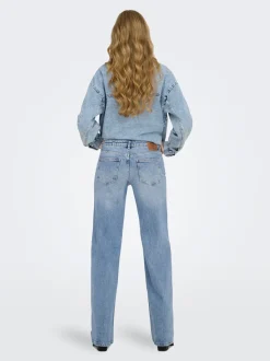 ONLJUICY Låg midja Vida ben Jeans
