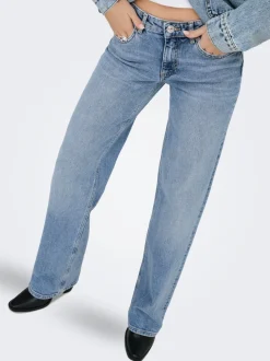ONLJUICY Låg midja Vida ben Jeans
