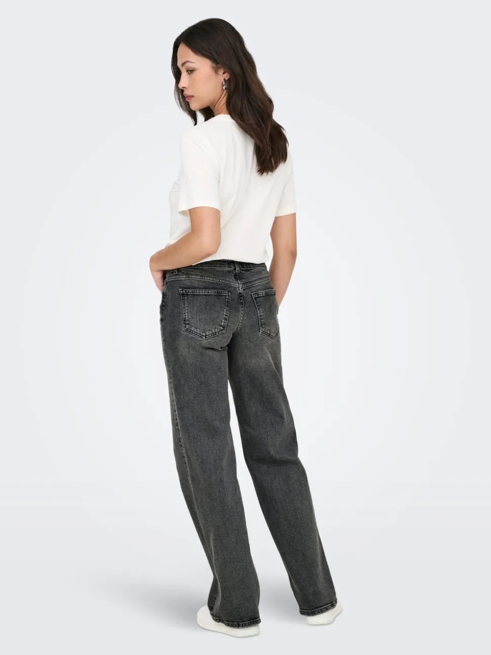 ONLJUICY Låg midja Vida ben Jeans