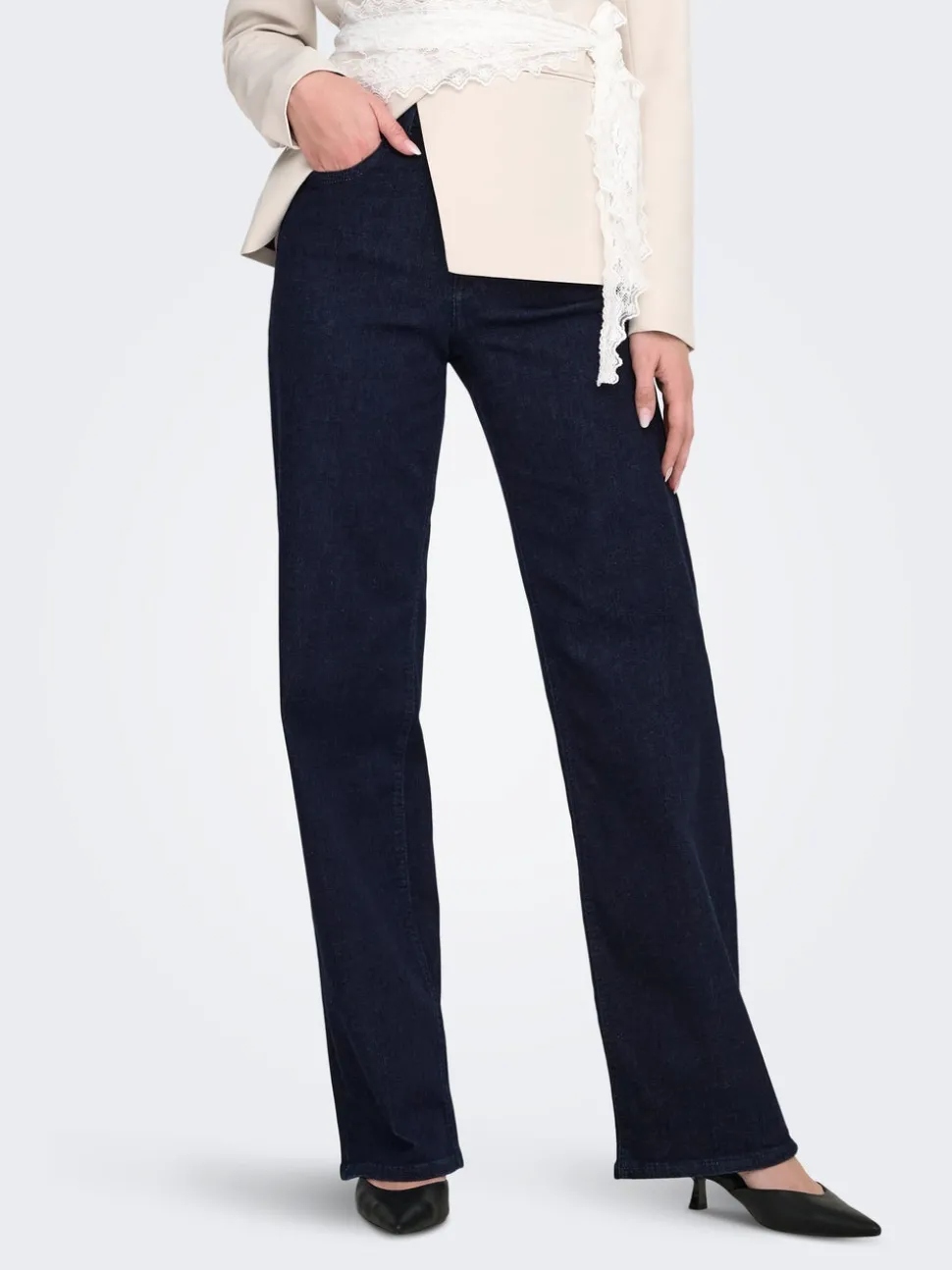 ONLJUICYHIGH Hög midja Vida ben Jeans