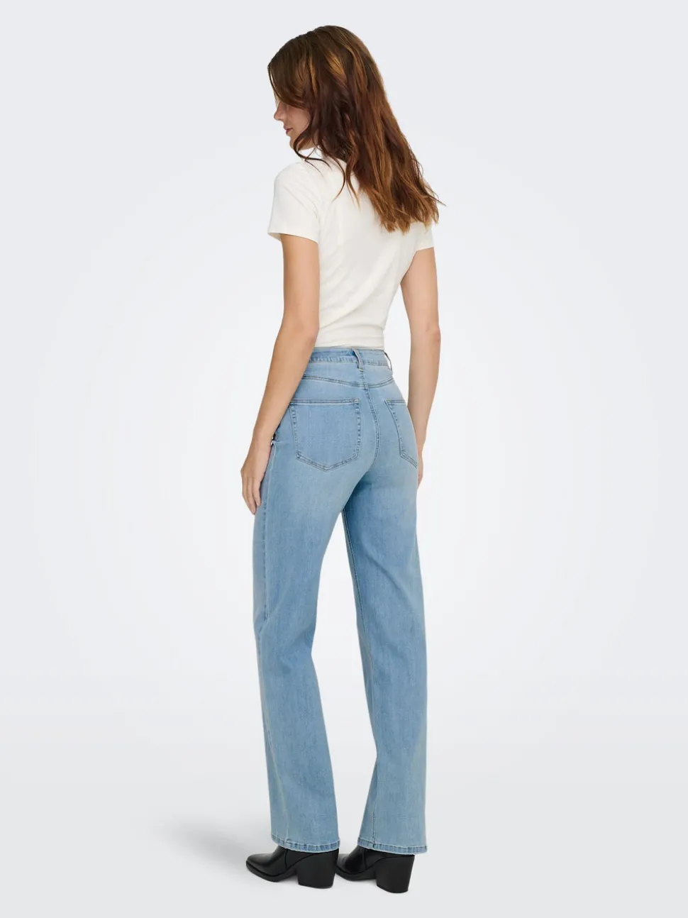 ONLJUICY-WAUW Hög midja Vida ben Jeans