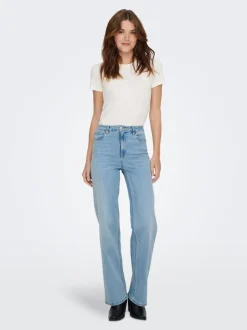 ONLJUICY-WAUW Hög midja Vida ben Jeans