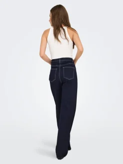 ONLJUICY-WAUW Hög midja Vida ben Jeans