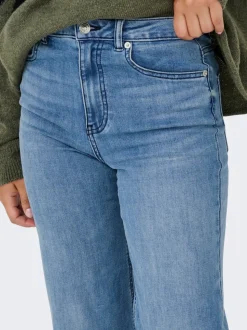 ONLJUICY-WAUW Hög midja Vida ben Jeans