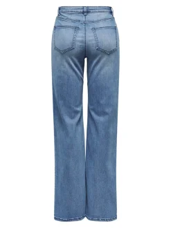 ONLJUICY-WAUW Hög midja Vida ben Jeans