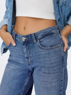 ONLJULLES Låg midja Vida ben Jeans