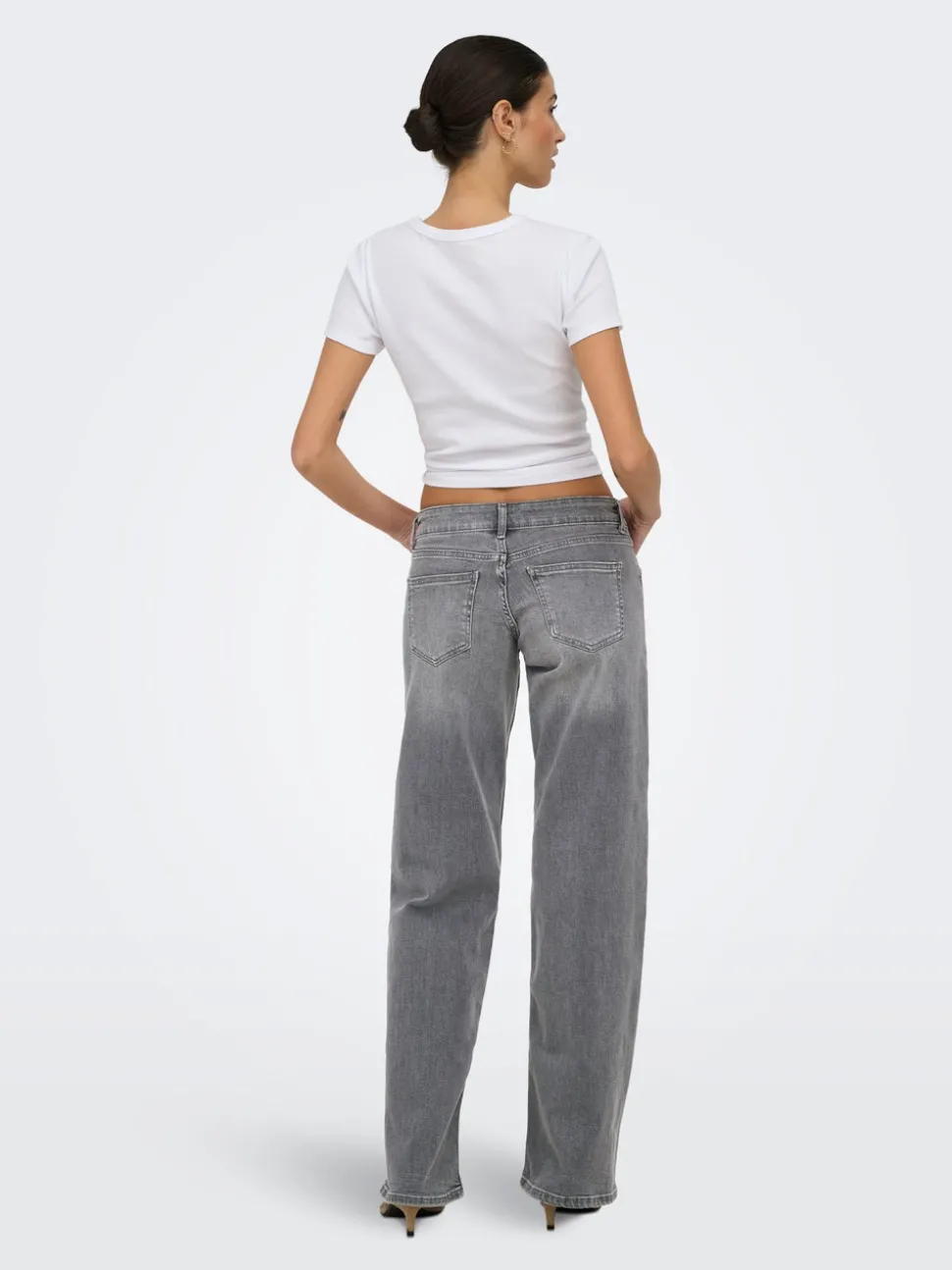 ONLJULLES Superlåg midja Vida ben Jeans