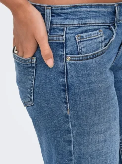 ONLJULLES Superlåg midja Vida ben Jeans