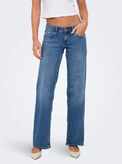 ONLJULLES Superlåg midja Vida ben Jeans