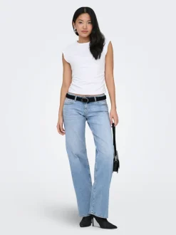 ONLJULLES Superlåg midja Vida ben Jeans