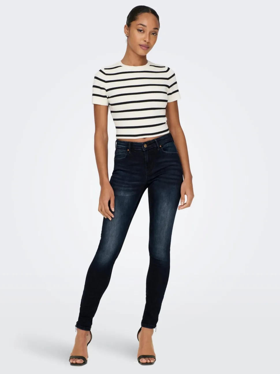 ONLKENDELL Medelhög midja Skinny Fit Ankellängd Jeans