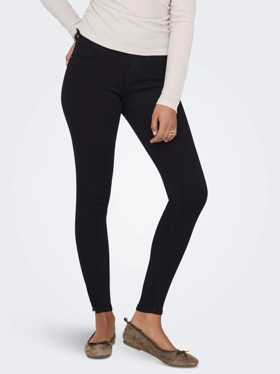 ONLKENDELL Medelhög midja Skinny Fit Ankellängd Jeans