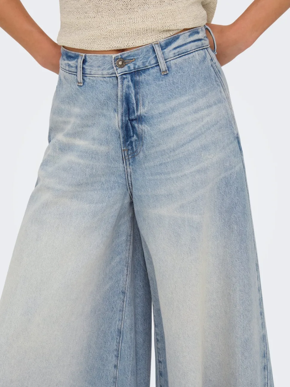 ONLLA Hög midja Vida ben Lång Jeans