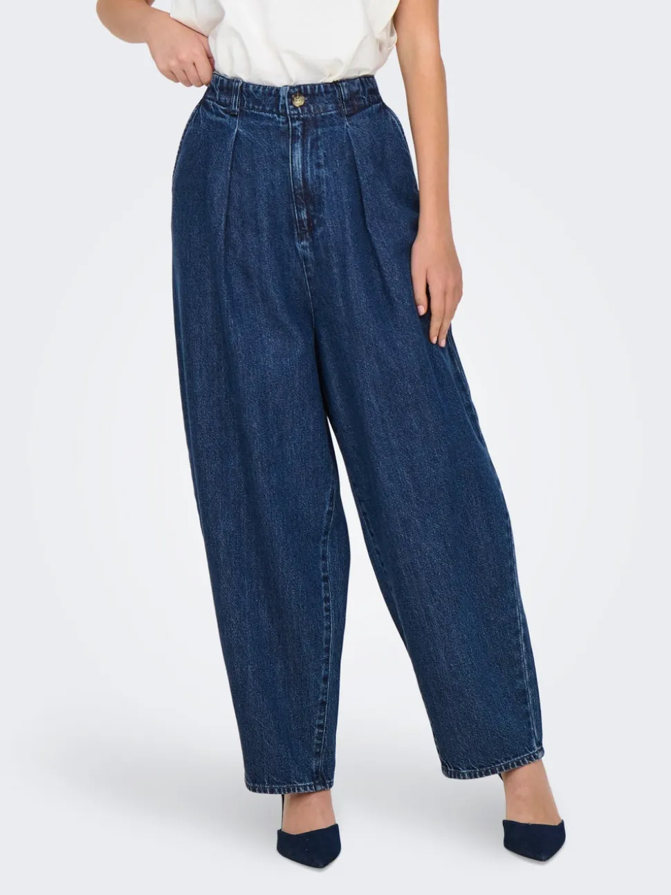 ONLLERIN Hög midja Balloon Fit Jeans