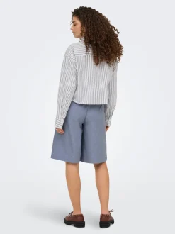 ONLLINDA Hög midja Lös passform Bermudashorts